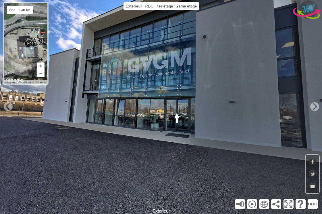 Visite virtuelle du cabinet comptable GVGM Roanne Visite virtuelle du cabinet comptable GVGM