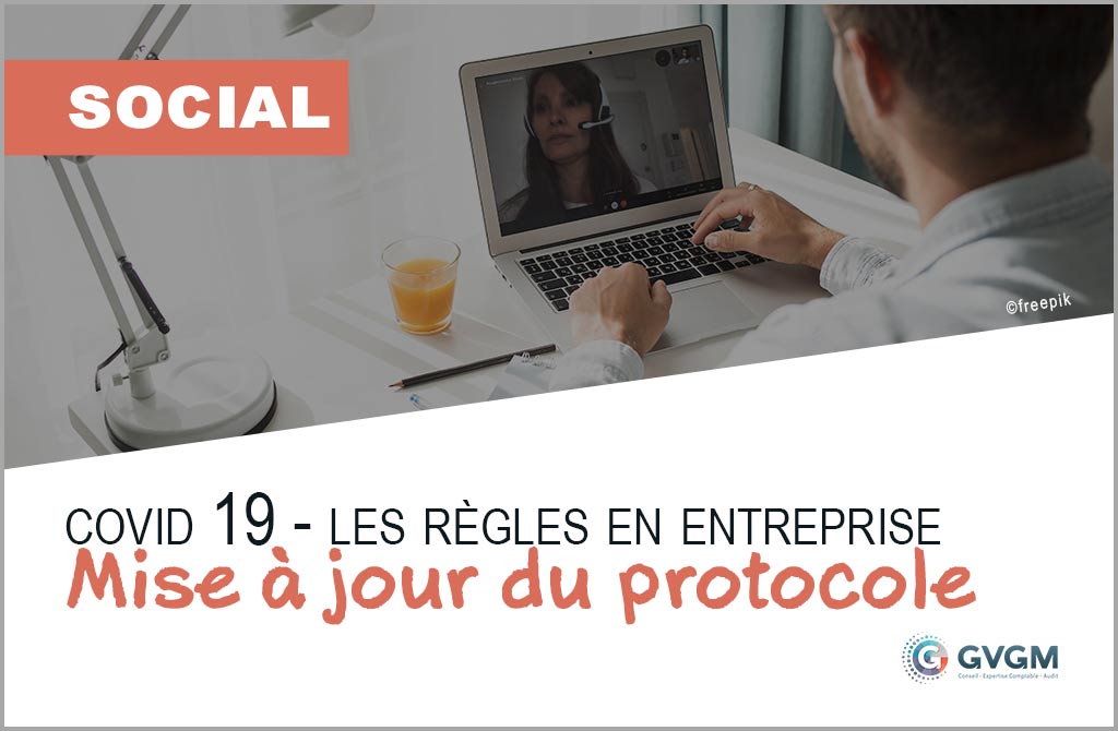 MAJ mise à jour du protocole national en entreprise - Mars 2021