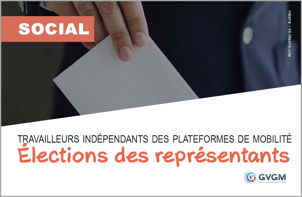 élection des représentants des indépendants des plateformes de mobilité