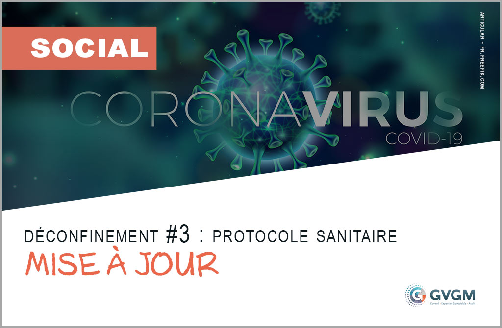Mise à jour protocole hygiène troisième déconfinement