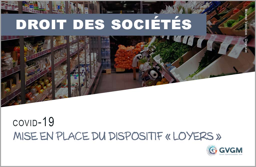 Covid-19 : mise en place du dispositif « loyers »