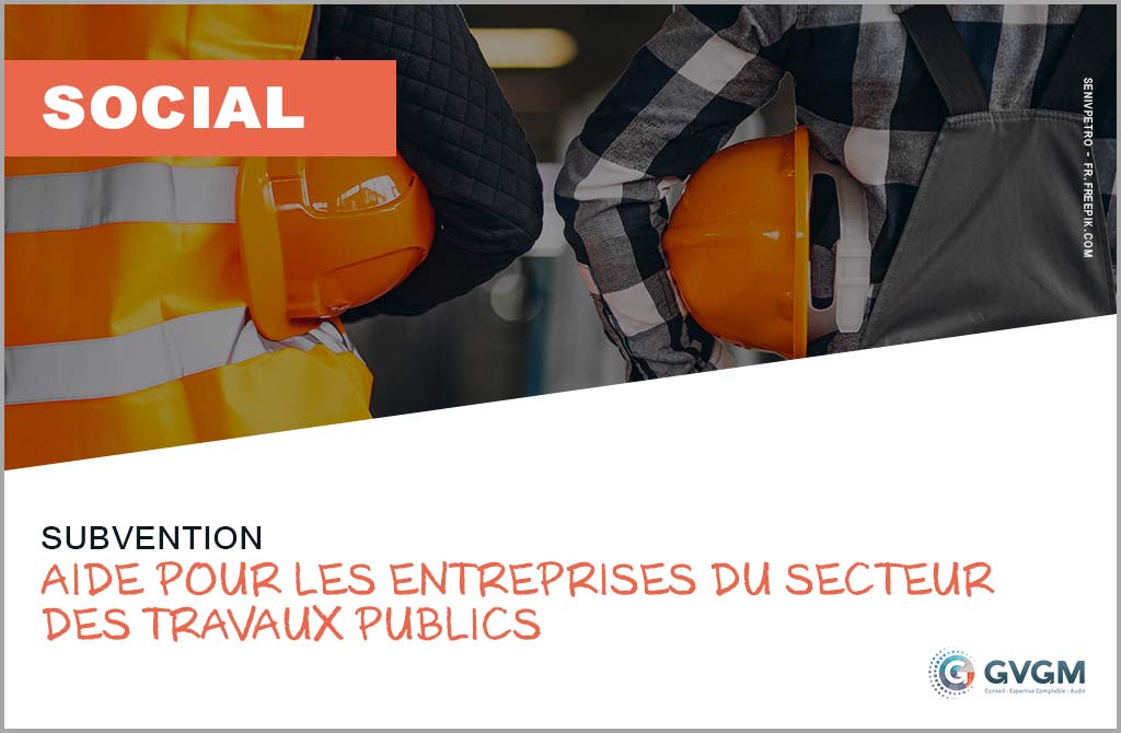 Travaux publics : aide aux PME