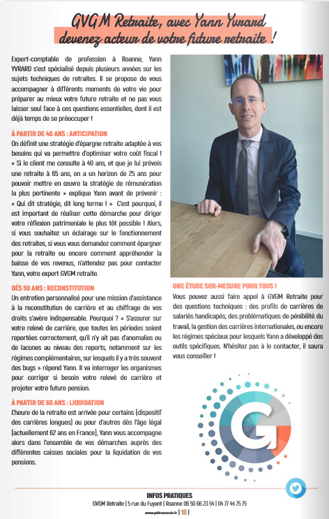 Yann Yvrard s'occupe de votre retraite