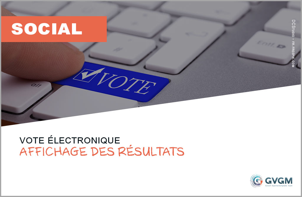 Vote électronique : affichage des résultats
