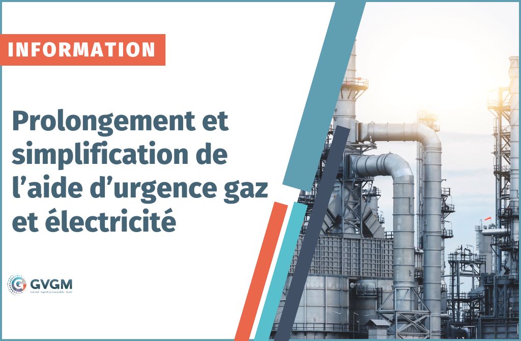 Prolongement et simplification de l'aide d'urgence gaz et électricité