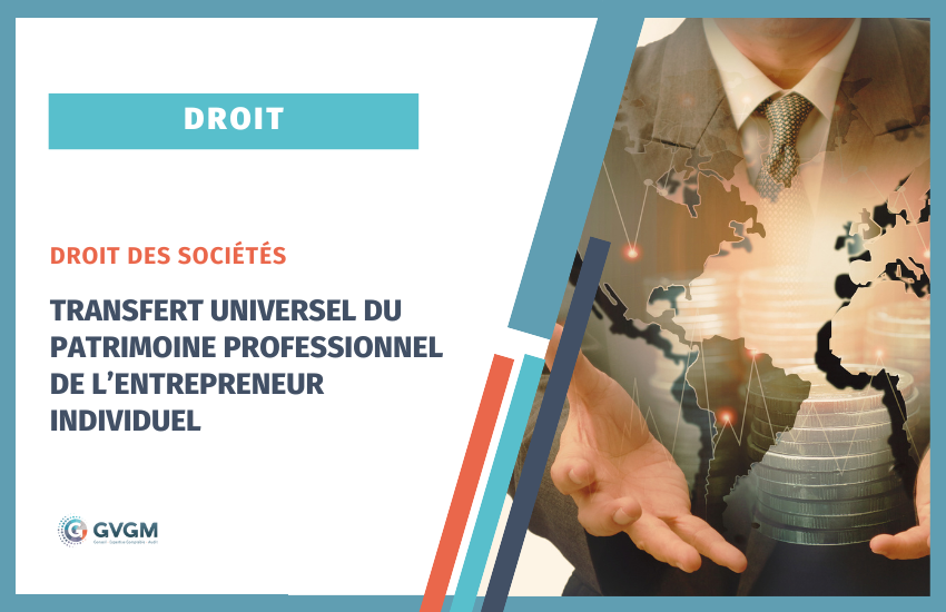 Transfert universel patrimoine professionnel entrepreneur individuel